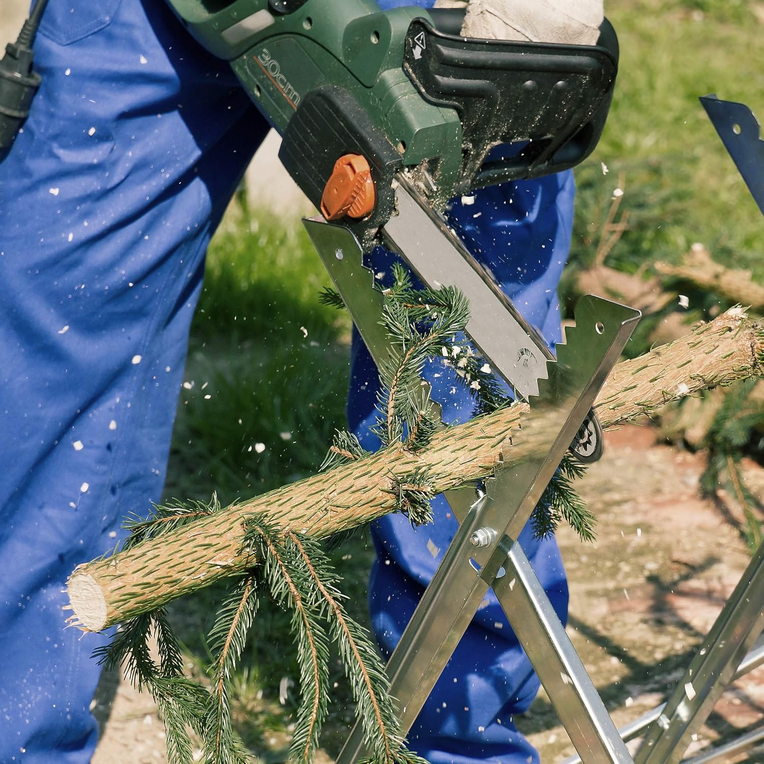 Argenté Chevalet Découpe Bois